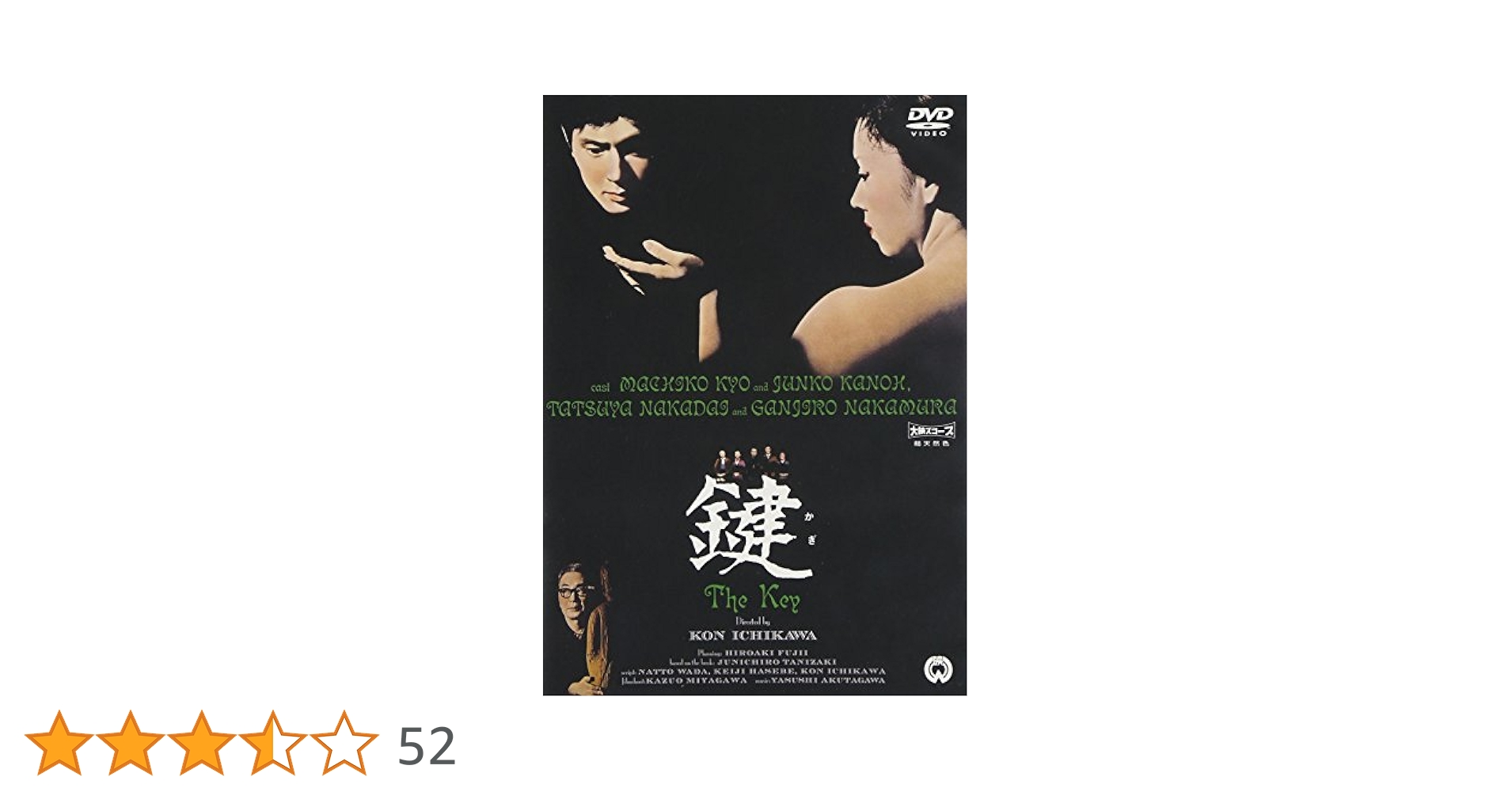 鍵　DVD　中村鴈治郎（二代目） 京 マチ子 叶 順子 仲代達矢 71sSk4idhnL.jpg